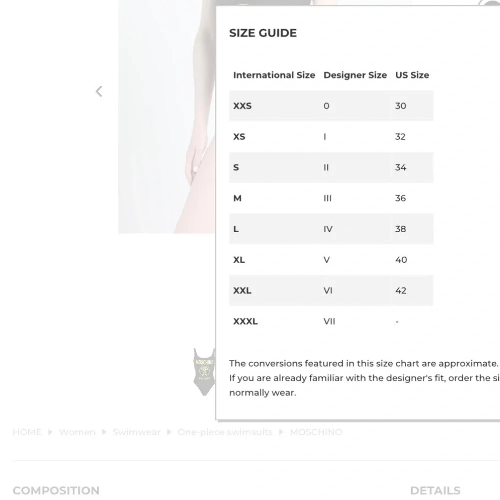 Authentic Moschino one piece swimsuit - Picture 2 of 10